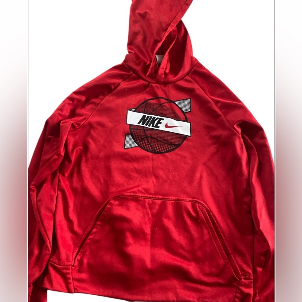 Nike red boys hoodie size XL